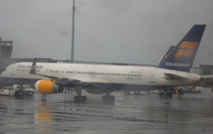 Icelandair plane on tarmack