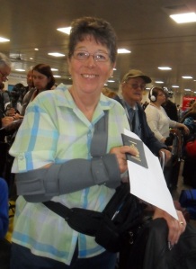 Mer at Glasgow airport